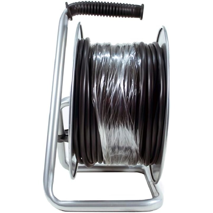 VERTEX PB50METAL Verlängerungskabel 50 m 3x2,5 mm 3000 W IP44 Schwarz 