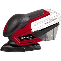 Einhell TE-OS 18/150 Li Solo Sheet Sander 24000 RPM 22000 OPM Black, Red