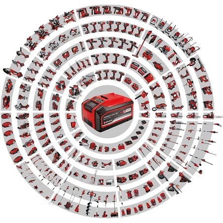 Lixadeira Einhell TE-OS 18/150 Li Solo Folha 11.000 RPM 22.000 OPM Preto, Vermelho