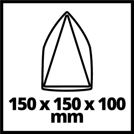 Lixadeira Einhell TE-OS 18/150 Li Solo Folha 11.000 RPM 22.000 OPM Preto, Vermelho
