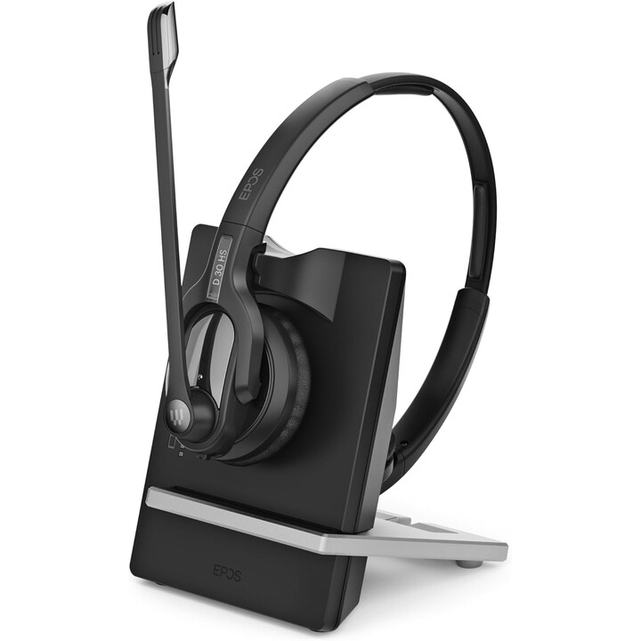 EPOS IMPACT D 30 Phone - Auriculares inalámbricos DECT de alto rendimiento para teléfonos de escritorio y softphones
