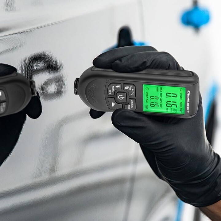Qoltec Coating Thickness Gauge with LCD | 0-2000 UM