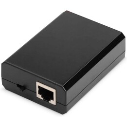DIGITUS PoE+ Splitter - IEEE802.3at - Gigabit Ethernet - voltagem de saída 5, 9, 12 V - Plugue CC de 3,5 mm