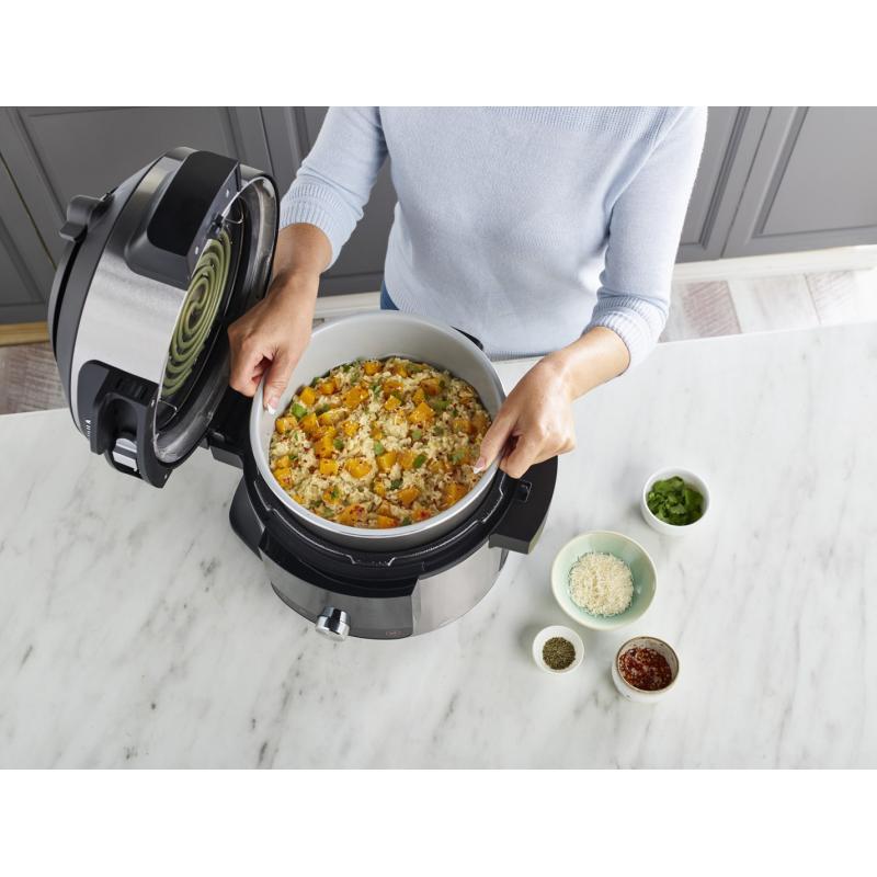 Ninja OL750EU olla multi-cocción 7,5 L 1760 W Negro, Acero inoxidable