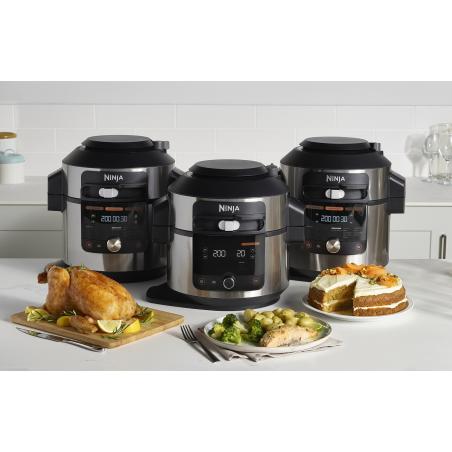 Ninja OL750EU olla multi-cocción 7,5 L 1760 W Negro, Acero inoxidable