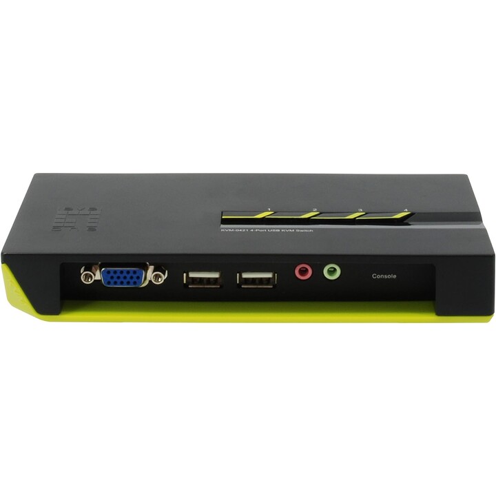 LevelOne KVM Switch 4 PC VGA+USB+Audio