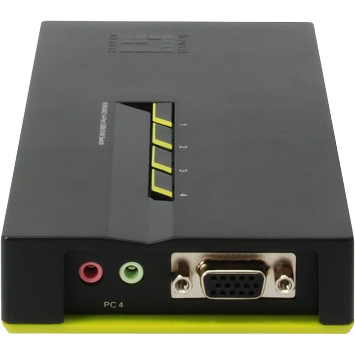LevelOne KVM Switch 4 PC VGA+USB+Audio