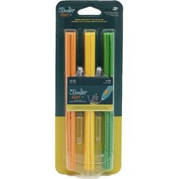 3Doodler Start 3DS-ECO-MIX2-75 Materiale per stampa 3D Plastica compostabile Verde, Arancione, Giallo 1 g