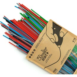 3Doodler Primary Pow Mixed Bag 250 Compostable Plastic Blue, Green, Grey, Red 1 g
