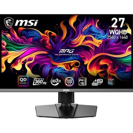 Msi Mpg 271qrx Qd-oled Pantalla Para Pc 67,3 Cm (26.5") 2560 X 1440 Pixeles Wide Quad Hd Qdoled Negro