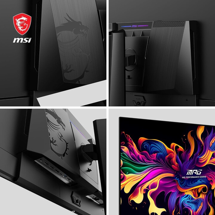 Msi Mpg 271qrx Qd-oled Screen For Pc 67.3 Cm (26.5") 2560 X 1440 Pixels Wide Quad Hd Qdoled Black