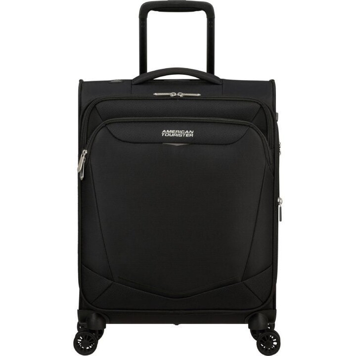Mala de cabine American Tourister SummerRide Spinner 55cm/ 55x40x23cm/ 4 rodas/ preta