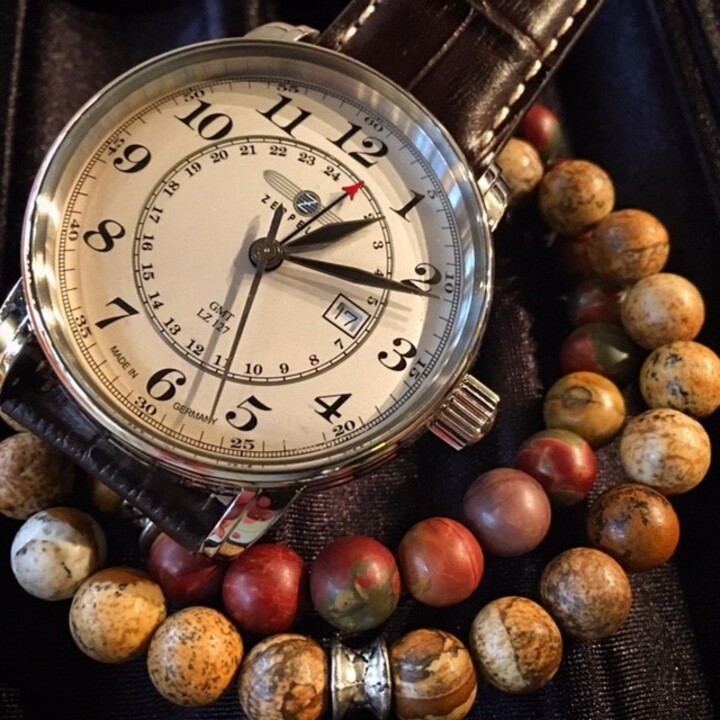 Zeppelin 7642-5 watch Wristwatch Male Quartz Silver