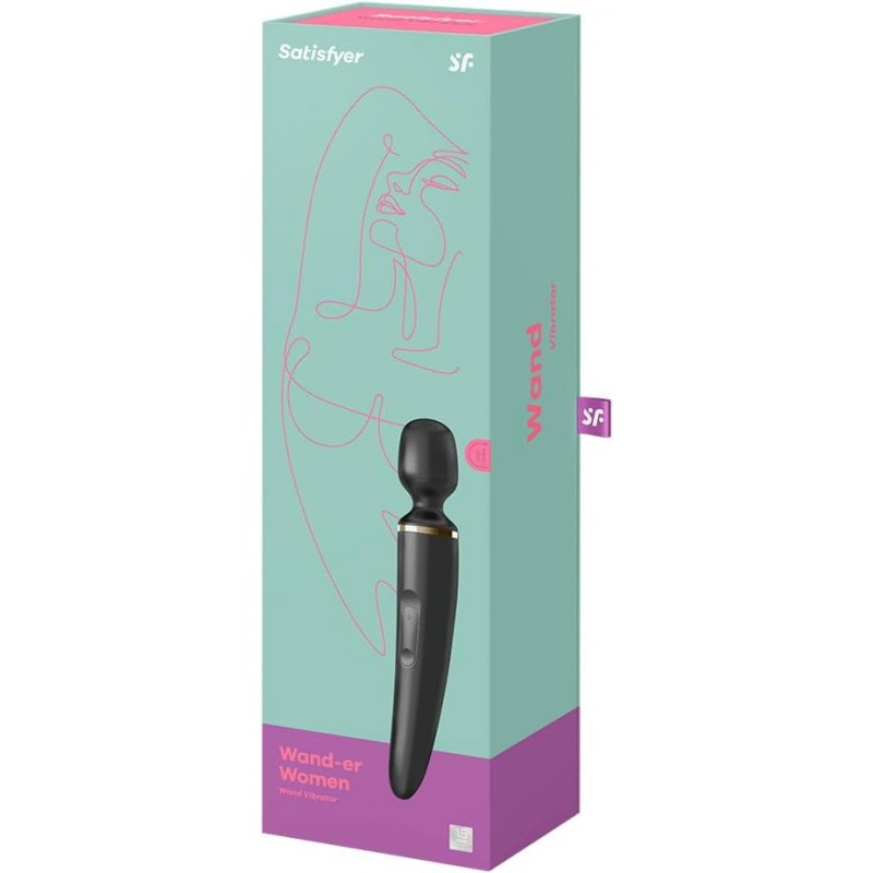 Satisfyer Wand-er Woman Noir - Vibromasseur baguette
