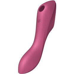 Satisfyer Curvy Trinity 3 Vermelho - Sugador de Clitóris