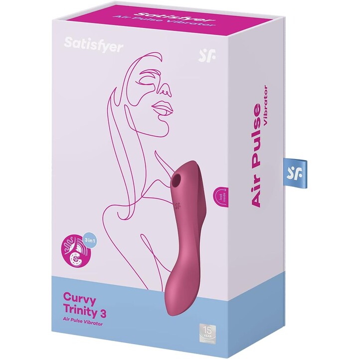 Satisfyer Curvy Trinity 3 Rot - Klitorissauger