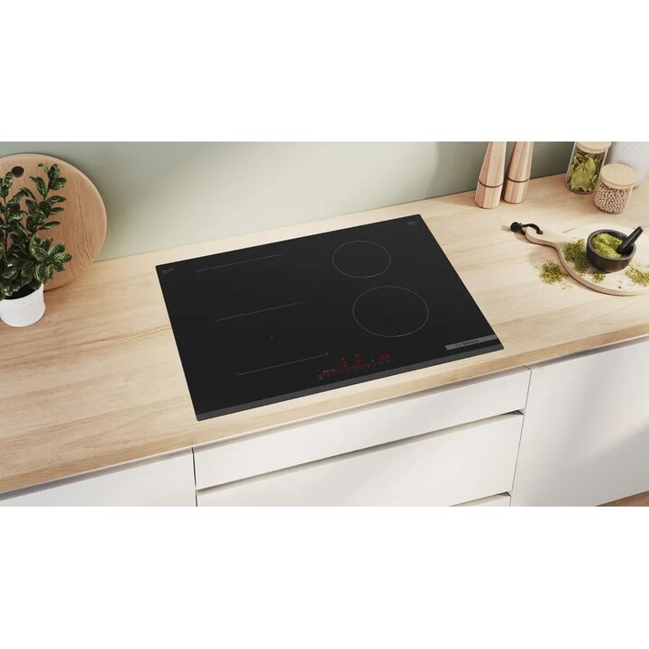 Bosch Series 6 Induction Hob PVS731HB1E intégrée 70 cm 4 zones noires