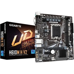 Gigabyte | H610M H V2 G1.0 | Família de processadores Intel | Soquete do processador LGA1700 | DIMM DDR4 | Interface de unidade 