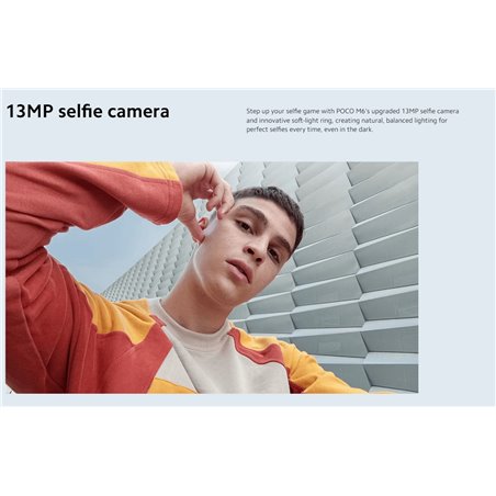 Xiaomi Poco M6 4G 8GB 256GB Dual Sim Plata