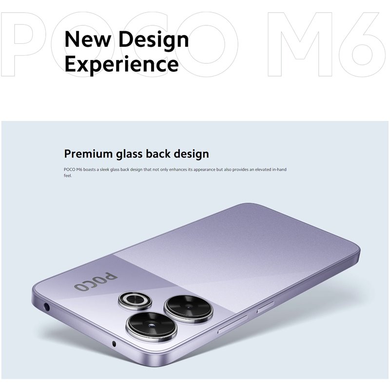 Xiaomi Poco M6 4G 8GB 256GB Dual Sim Silver