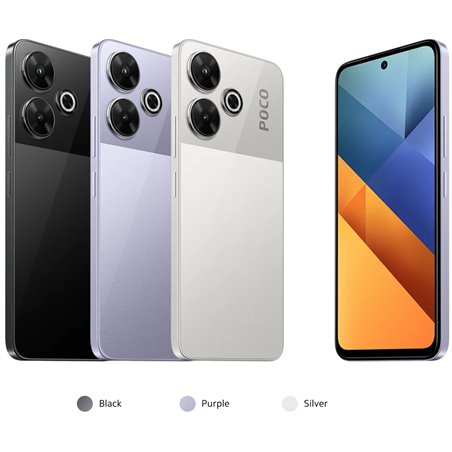 Xiaomi Poco M6 4G 8GB 256GB Dual Sim Plata