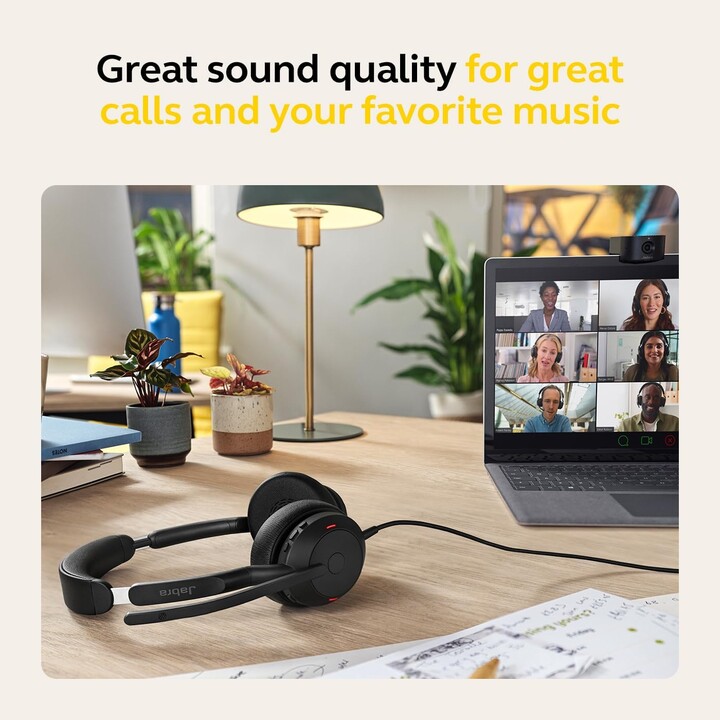 Jabra Evolve2 50 UC Stereo Headset On-Ear