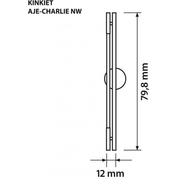 Activejet Lampada da parete LED 1050lm, AJE-CHARLIE NW, Nero