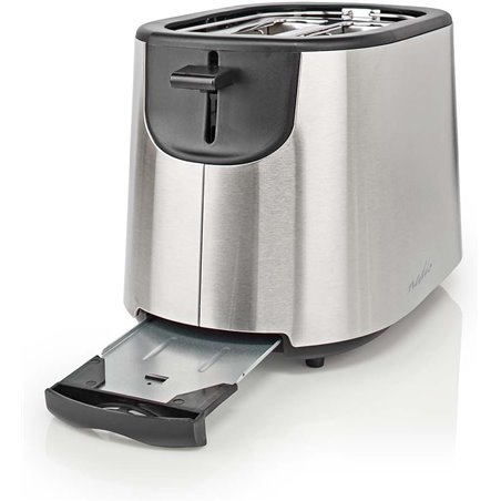 Nedis toaster | 2 slots | brownin levels 7 | defrost function | shelf buns