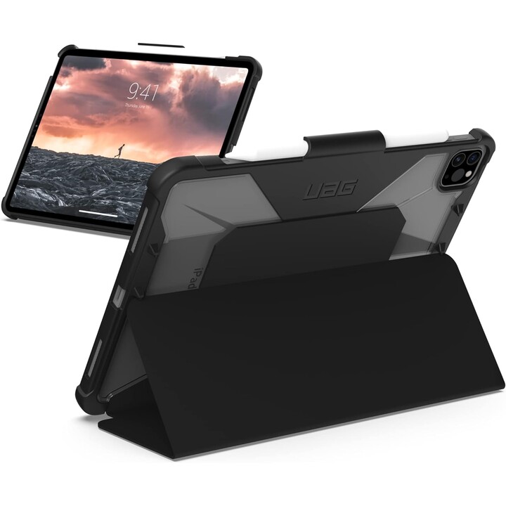 Custodia tablet Uag plyo nera per iPad air 10.9" (4a 5a generazione) pro 11" (1a 2a 3a 4a generazione)