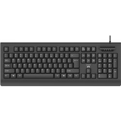Clavier USB Ewent ew3286 avec lecteur DNI noir