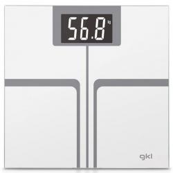 GKL Fitmax weiße Badezimmerwaage / bis zu 200 kg