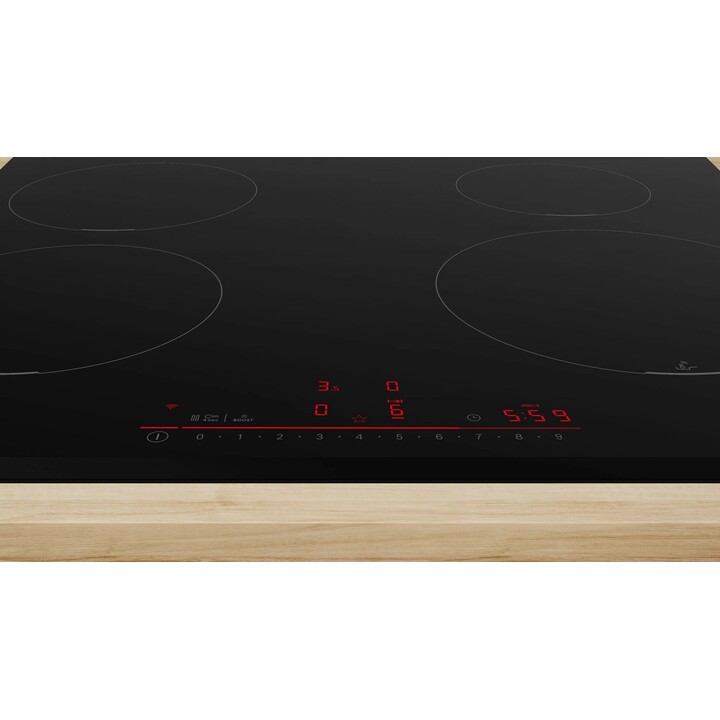 Placa de Inducción Bosch Serie 6 PIE631HB1E Integrado 60 cm 4 Zonas Negro 