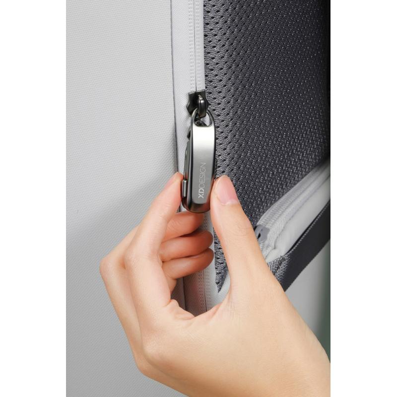 MOCHILA ANTIRROBO XD DESIGN  BOBBY EDGE WHITE P/N: P706.2503