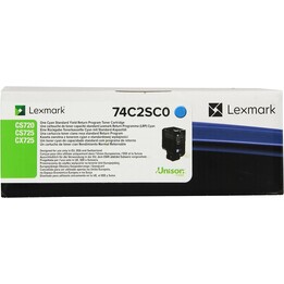 Lexmark Original Cyan 74C2Sc0 Returnable Toner