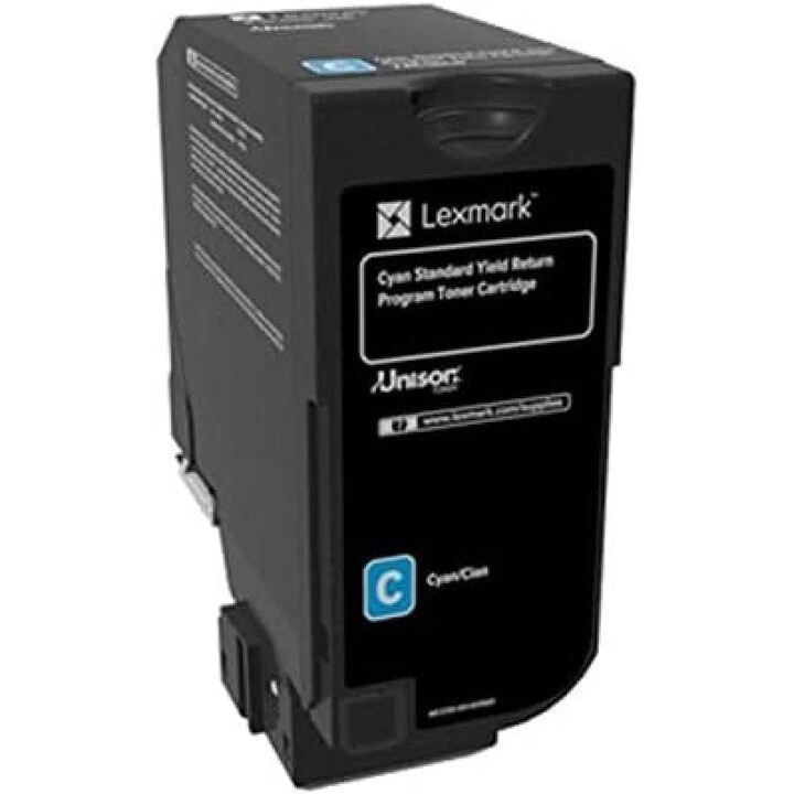 Lexmark Original Cyan 74C2Sc0 Returnable Toner
