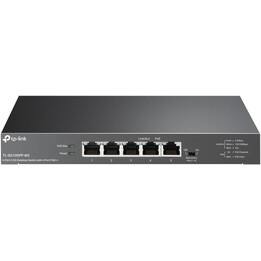 TP-Link TL-SG105PP-M2 switch No administrado Gigabit Ethernet (10/100/1000) Energía sobre Ethernet (PoE) Negro