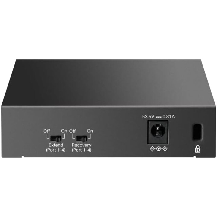 TP-Link LiteWave LS105P No administrado Fast Ethernet (10/100) Energía sobre Ethernet (PoE) Negro