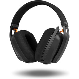 Kabellose Gaming-Kopfhörer mit Mikrofon Krom Kanji/ Bluetooth/ USB 2.0/ Schwarz
