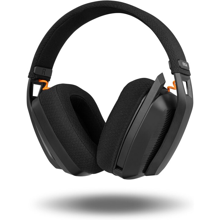 Kabellose Gaming-Kopfhörer mit Mikrofon Krom Kanji/ Bluetooth/ USB 2.0/ Schwarz