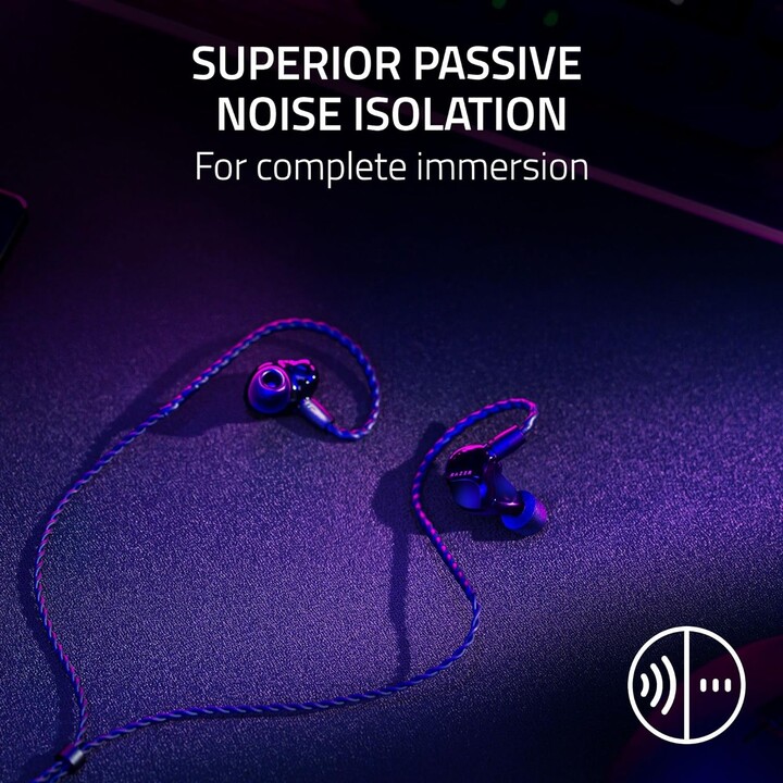 Auricolari da gioco Razer Moray, cablati, neri Razer