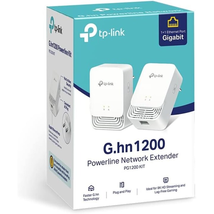 TP-Link PG1200 G.hn1200 Elektrisches Leitungskit, Weiß - SPS-Adapter