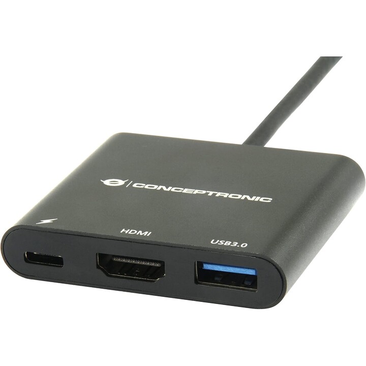 Conceptronic USC-C to HDMI and USB 3.0 adapter