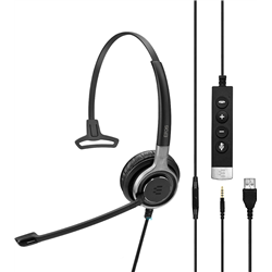 EPOS Impact SC 635 USB-A Monaural Black - Headphones with microphone