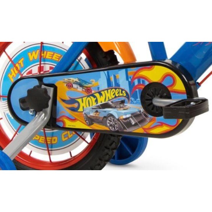 Toimsa Hot Wheels 1468, bicicletta per bambini, 14 pollici, blu