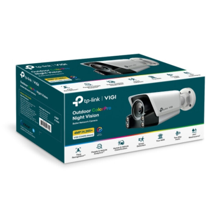 TP-Link Vigi C340s Telecamera di Sicurezza IP da Esterno Box 2988 x 1520 Pixel da Parete