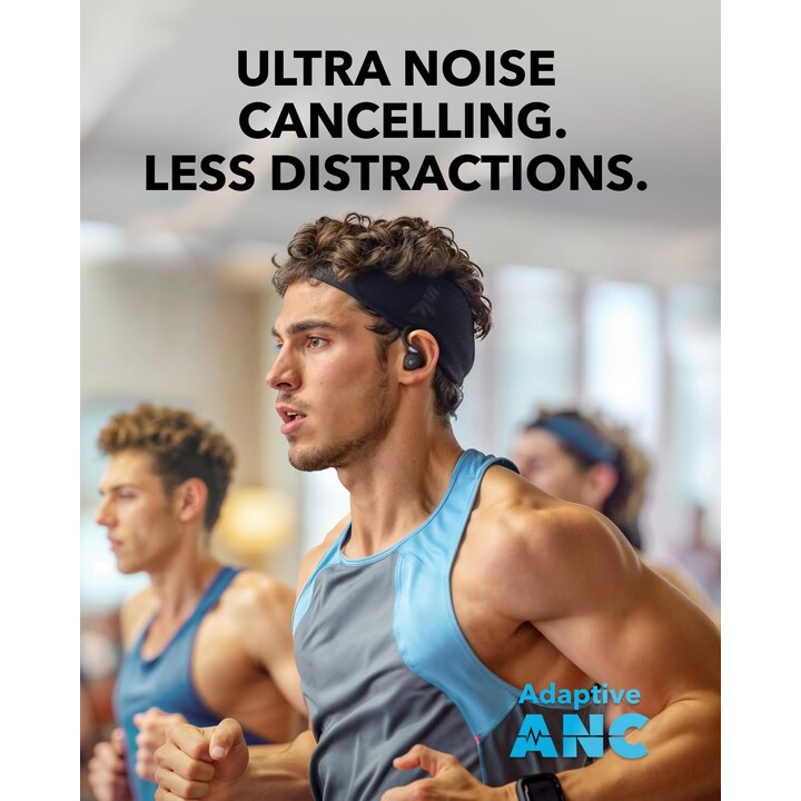 Cuffie wireless Soundcore Sport X20 Nere