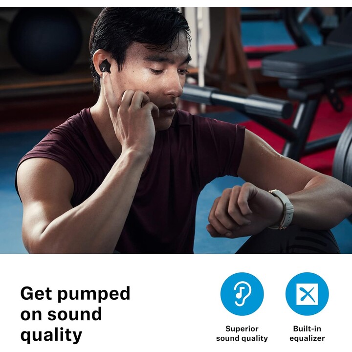 Sennheiser SPORT True Wireless Táctil IP54 7 mm Negro - Auriculares inalámbricos