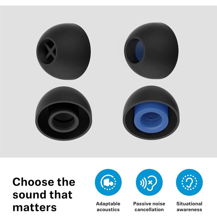 Sennheiser SPORT True Wireless Táctil IP54 7 mm Negro - Auriculares inalámbricos
