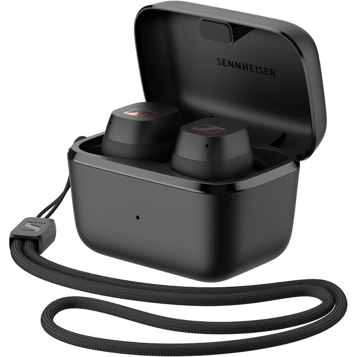 Sennheiser SPORT True Wireless Táctil IP54 7 mm Negro - Auriculares inalámbricos