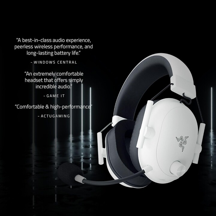 Fones de ouvido Razer Blackshark V2 Hyperspeed brancos (rz04-04960200-r3m1)